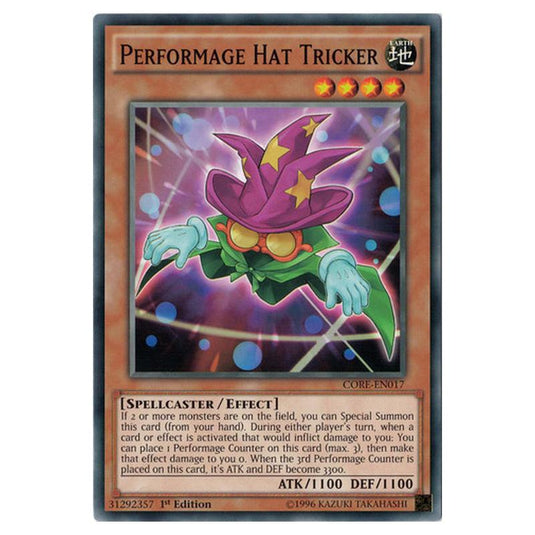 Yu-Gi-Oh! - Clash of Rebellions - Performage Hat Tricker (Common) CORE-EN017