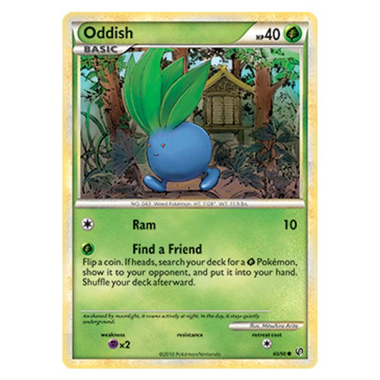 Pokemon - HGSS Undaunted - Oddish - 60/90