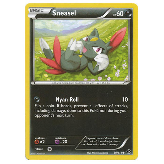 Pokemon - XY - Steam Siege - Sneasel - 60/114