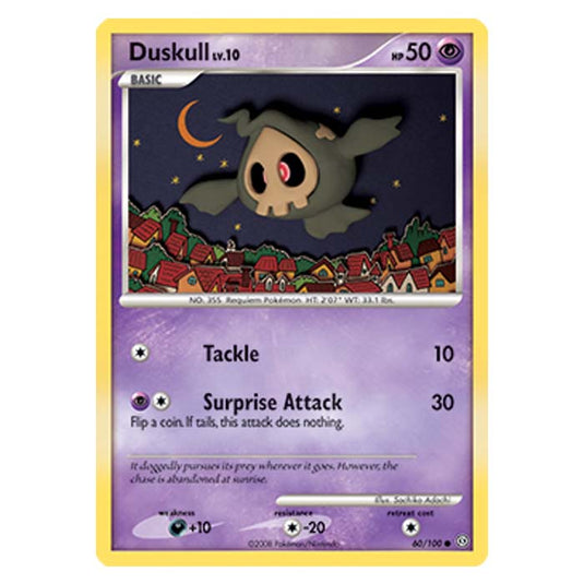 Pokemon - Diamond And Pearl Stormfront - Duskull - 60/100