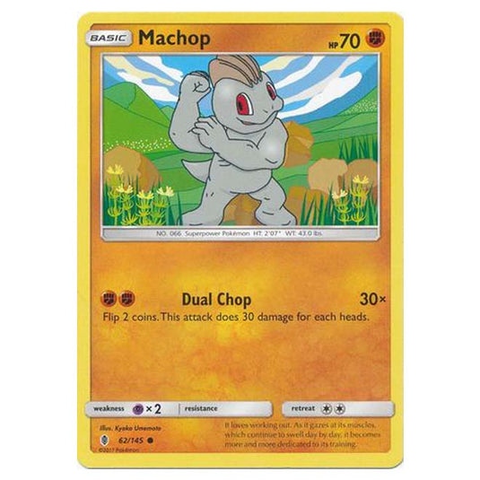 Pokemon - Sun & Moon - Guardians Rising - Machop - 62/145