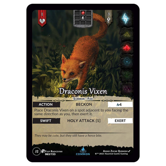 Genesis Battle of Champions - Welcome to Jaelara - Draconis Vixen (Common) J2063