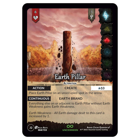 Genesis Battle of Champions - Welcome to Jaelara - Earth Pillar (Uncommon) J2064