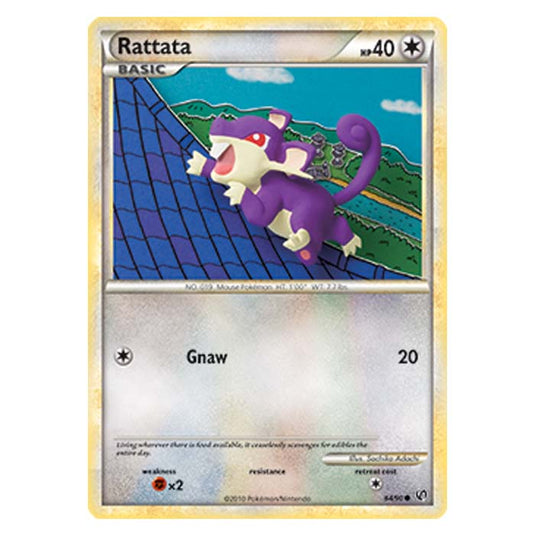 Pokemon - HGSS Undaunted - Rattata - 64/90