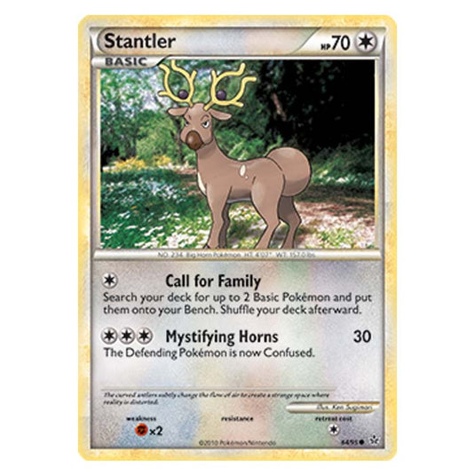 Pokemon - HGSS - Unleashed - Stantler 64/95
