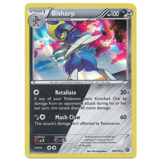 Pokemon - XY - Steam Siege - Bisharp - 64/114