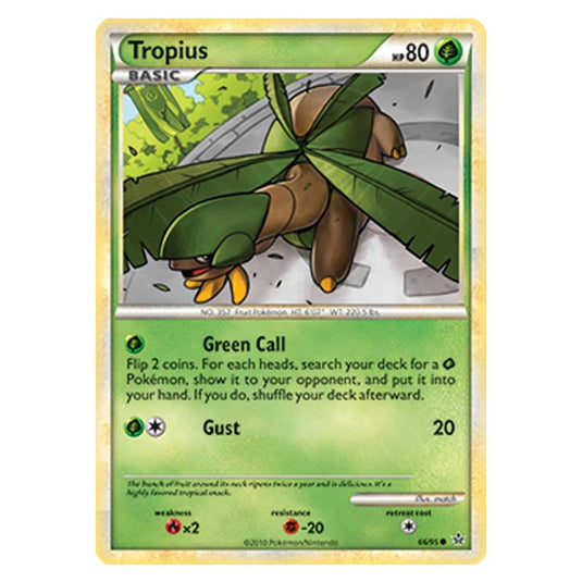 Pokemon - HGSS - Unleashed - Tropius 66/95