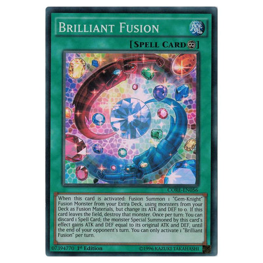 Yu-Gi-Oh! - Clash of Rebellions - Brilliant Fusion (Super Rare) CORE-EN056