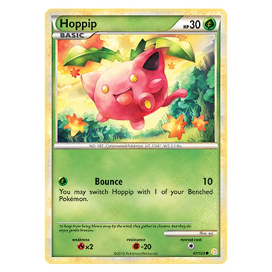 Pokemon - HGSS - Hoppip - 67/123