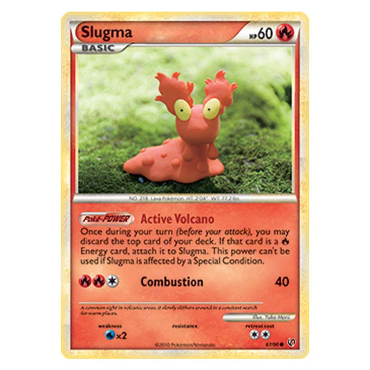 Pokemon - HGSS Undaunted - Slugma - 67/90