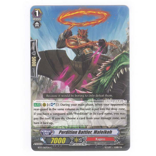 CFV - Blazing Perdition - Perdition Battler Maleikoh - 67/144