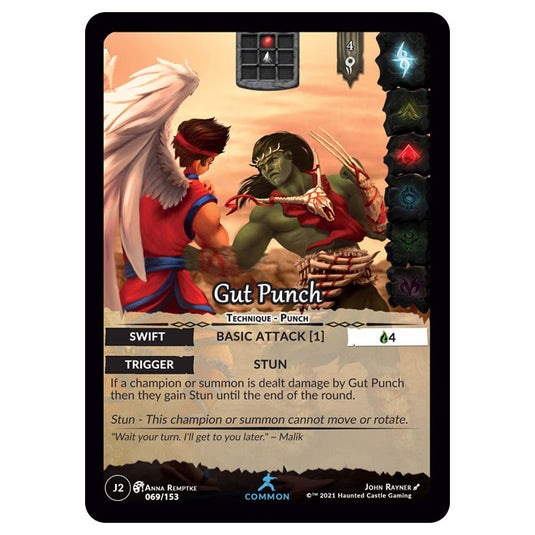 Genesis Battle of Champions - Welcome to Jaelara - Gut Punch (Common) J2069