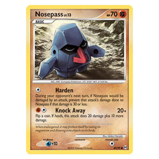 Pokemon - Platinum Arceus - Nosepass - 69/99