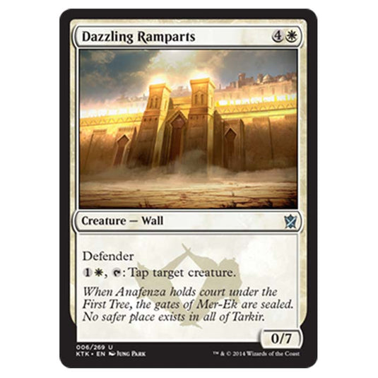 Magic the Gathering - Khans Of Tarkir - Dazzling Ramparts - 6/269