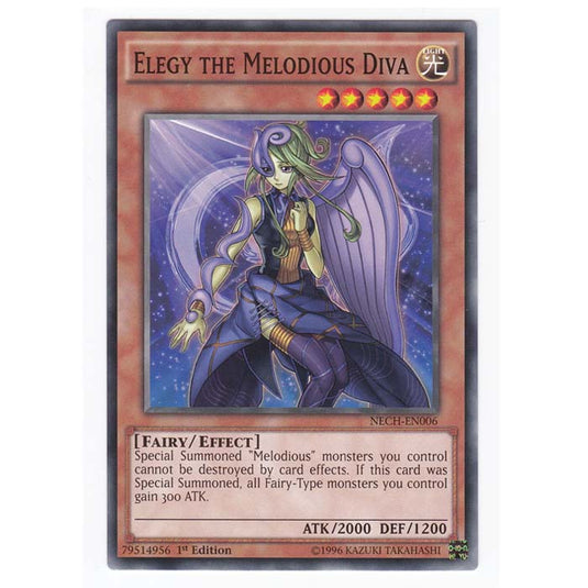 Yu-Gi-Oh! - The New Challengers - Elegy the Melodious Diva - 6/99