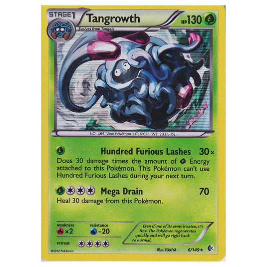 Pokemon - Black & White - Boundaries Crossed - Tangrowth 6/149