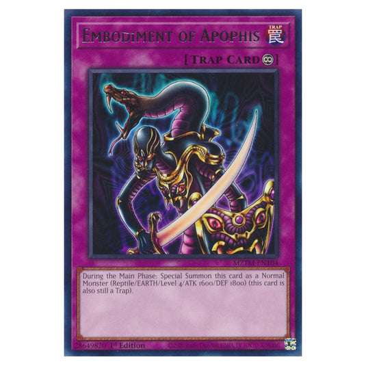Yu-Gi-Oh! - Maze of the Master - Embodiment of Apophis (Rare) MZTM-EN104