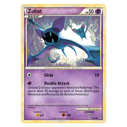 Pokemon - HGSS - Unleashed - Zubat 70/95