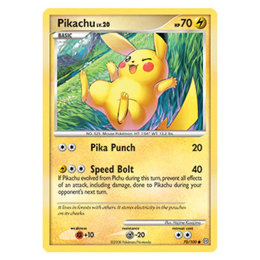 Pokemon - Diamond And Pearl Stormfront - Pikachu - 70/100