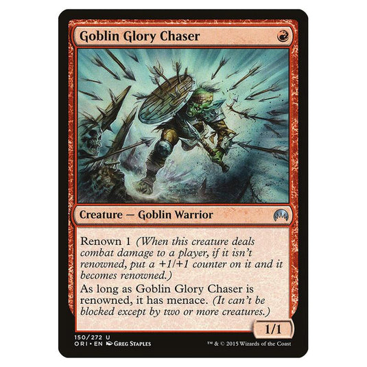 Magic The Gathering - Magic Origins - Goblin Glory Chaser - 150/272 (Foil)