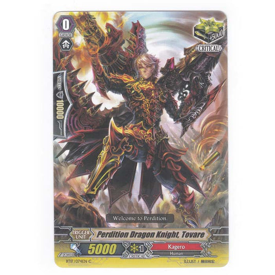 CFV - Blazing Perdition - Perdition Dragon Knight Tovare - 74/144