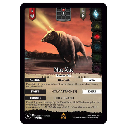 Genesis Battle of Champions - Welcome to Jaelara - Niu Xiu (Rare) J2075