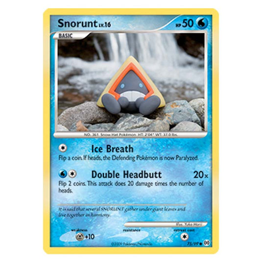 Pokemon - Platinum Arceus - Snorunt - 75/99