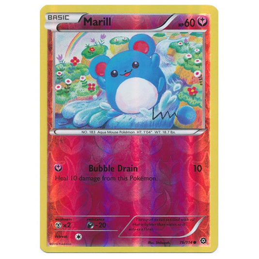 Pokemon - XY - Steam Siege - (Reverse Holo) Marill - 76/114