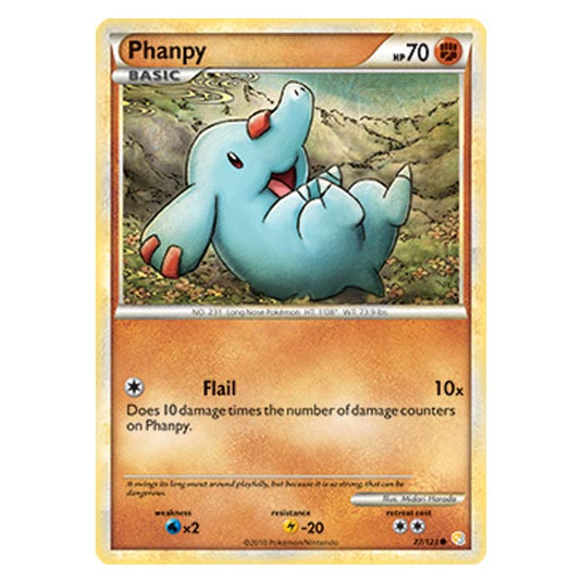 Pokemon - HGSS - Phanpy - 77/123