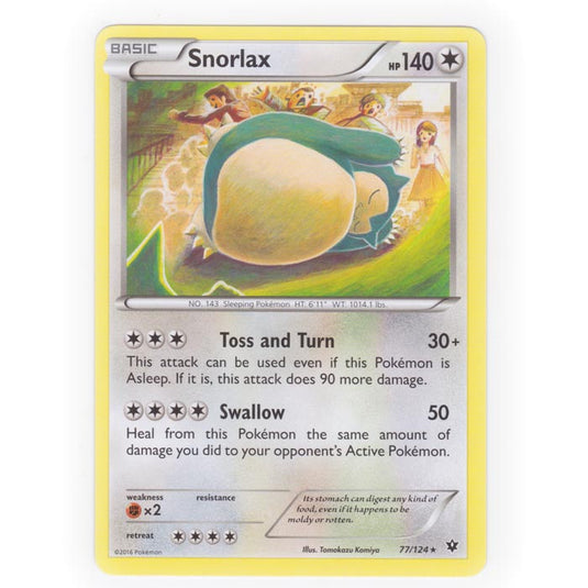 Pokemon - XY - Fates Collide - Snorlax - 77/124