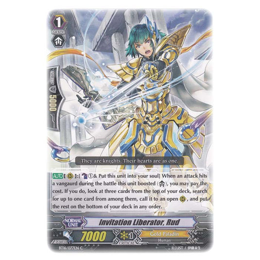 CFV - Legion Of Dragons & Blades - Invitation Liberator Rud - 77/144