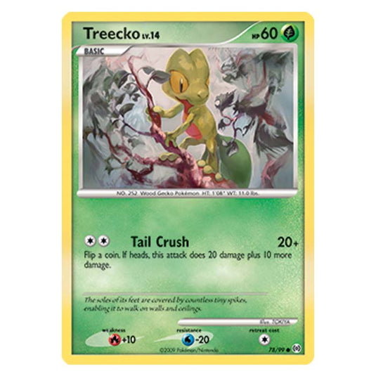 Pokemon - Platinum Arceus - Treecko - 78/99