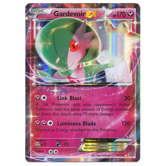 Pokemon - XY - Steam Siege - Gardevoir EX - 78/114