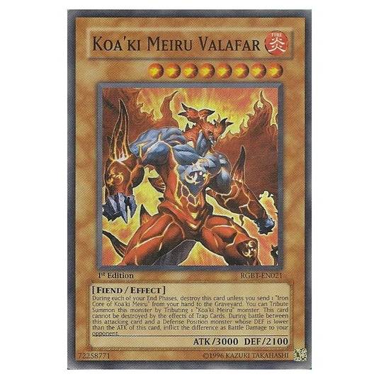 Yu-Gi-Oh! - Raging Battle - Koa'ki Meiru Valafar (Super Rare) RGBT-EN021