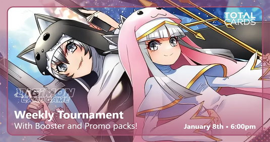 Digimon - Weekly Tournament - Thursday 6pm (08/01/26)