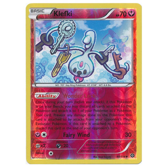 Pokemon - XY - Steam Siege - (Reverse Holo) Klefki - 80/114