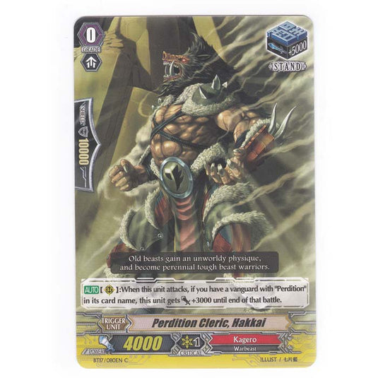 CFV - Blazing Perdition - Perdition Cleric Hakkai - 80/144
