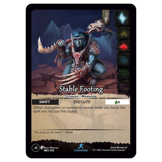 Genesis Battle of Champions - Welcome to Jaelara - Stable Footing (Common) J2081