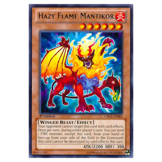Yu-Gi-Oh! - Cosmo Blazer - Hazy Flame Mantikor (Rare) CBLZ-EN082