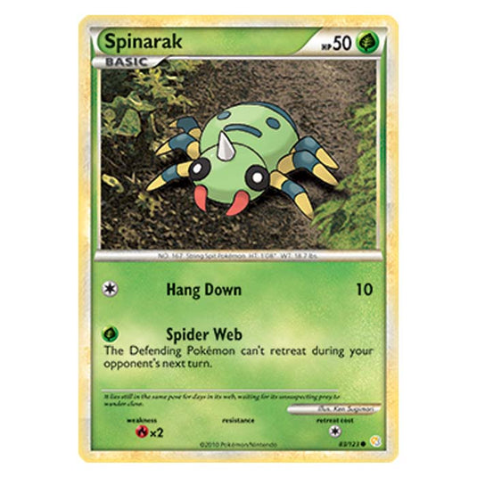 Pokemon - HGSS - Spinarak - 83/123