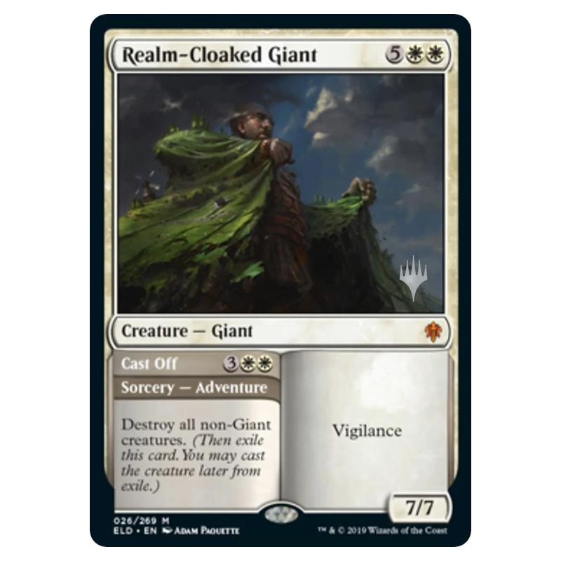 Magic The Gathering - Throne of Eldraine Promos - Realm-Cloaked Giant