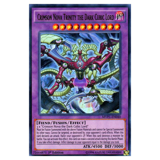 Yu-Gi-Oh! - Yu-Gi-Oh! The Dark Side of Dimensions Movie Pack - Crimson Nova Trinity the Dark Cubic Lord (Ultra Rare) MVP1-EN040