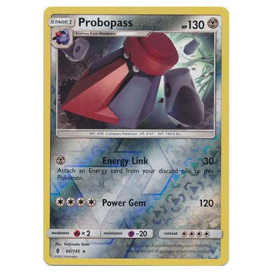 Pokemon - Sun & Moon - Guardians Rising - (Reverse Holo) - Probopass - 86/145