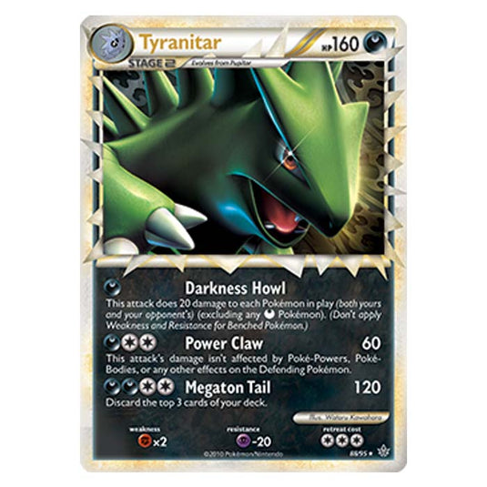 Pokemon - HGSS - Unleashed - Tyranitar (Prime) 88/95