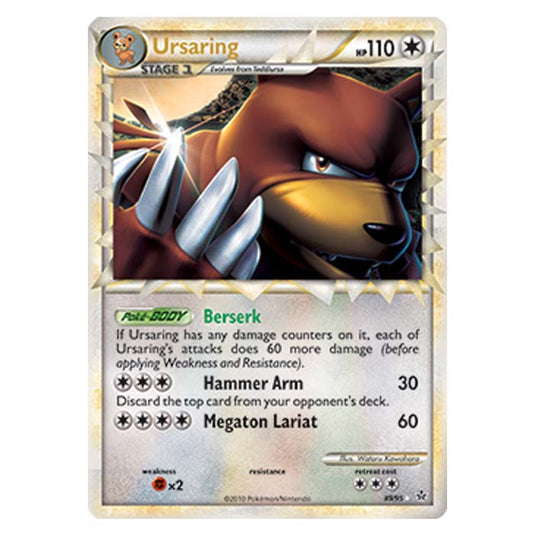 Pokemon - HGSS - Unleashed - Ursaring (Prime) 89/95