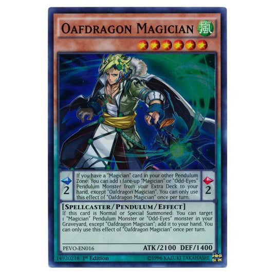 Yu-Gi-Oh! - Pendulum Evolution - Oafdragon Magician (Super Rare) PEVO-EN016