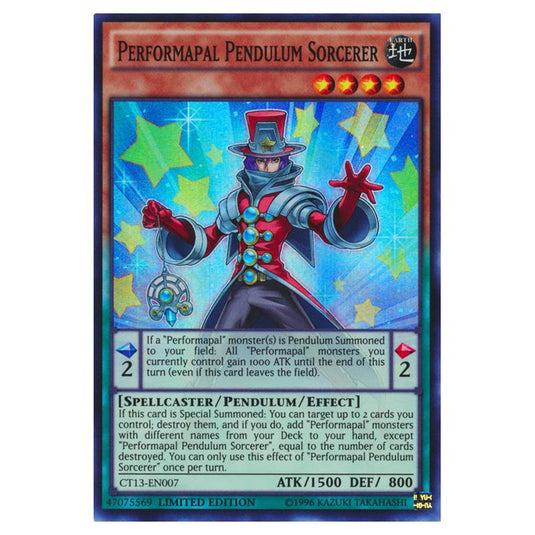 Yu-Gi-Oh! - 2016 Mega-Tins - Performapal Pendulum Sorcerer (Super Rare) CT13-EN007