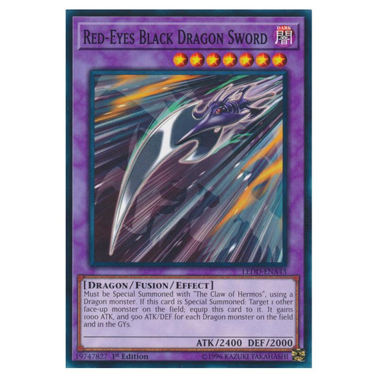 Yu-Gi-Oh! - Legendary Dragon Decks - Red-Eyes Black Dragon Sword (Common) LEDD-ENA43