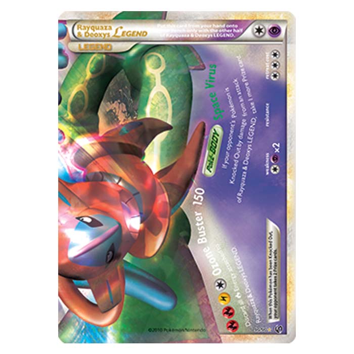 Pokemon - HGSS Undaunted - Rayquaza & Deoxys LEGEND - 90/90 Pokemon - HGSS Undaunted - Rayquaza & Deoxys LEGEND - 90/90