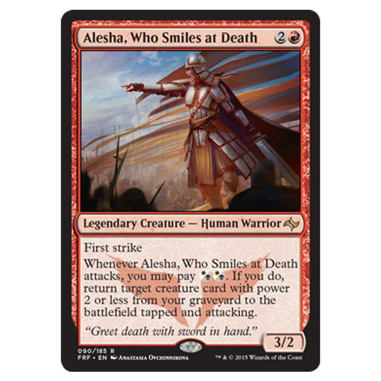 Magic the Gathering - Fate Reforged - Alesha Who Smiles at Death - 90/185